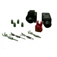 2 Pin Plug Waterproof Connector Kit For Audi VW 1J0 973 802 + 1J0973702 