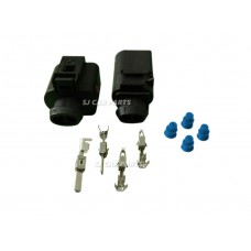 2 Pin Plug Waterproof Connector For Audi VW Soar Touareg 1J0973722 + 1J0973822 