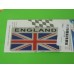  England UK GB Flag Union Jack Car Emblem Badge Sticker Logo Chrome 3D 