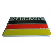 NEW 3D Aluminum Germany Car Flag Deutschland Chrome Emblem Badge Sticker Logo