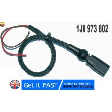For VW Audi Skoda VAG 2 Pin Plug 1J0973802 Tail-Lead Connector Wire 1J0973802 